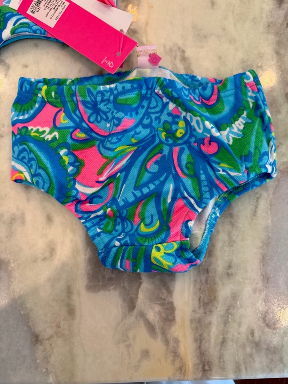 Lilly Pulitzer NWT Baby Lilly Knit Shift Dress Seabreeze Blue - Picture 5 of 8